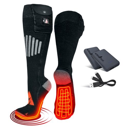 Action Heat Wool 5V Battery Heated Sock - Women's