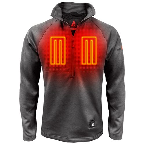 ActionHeat 5V 1/2 Zip Pullover Battery Heated Shirt - Men's