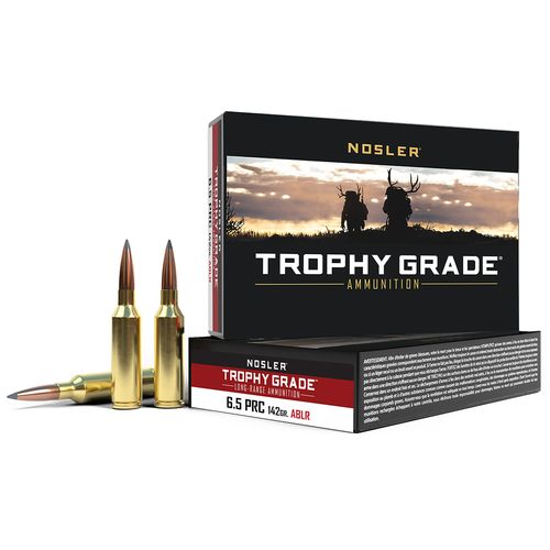 Nosler Trophy Grade 6.5 PRC 142 Grain Accubond LR Ammunition 20 Rounds