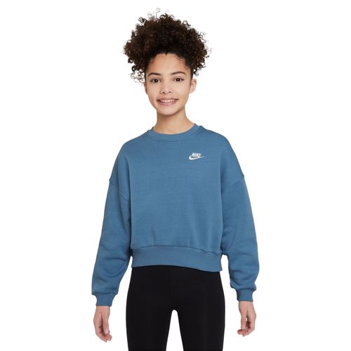 Nike Sportswear Club Fleece Boxy Crew-Neck Sweatshirt - Girls'