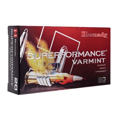 Hornady Superformance Varmint 223 Remington Ammo 53 Grain V-max Polymer Tip Ammo - 20 Rounds