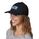 Patagonia P-6 Logo Lopro Trucker Hat Black