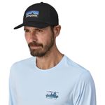 Patagonia-P-6-Logo-Trucker-Hat-Black