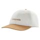 Patagonia Fitz Roy Icon Trad Cap Text Logo / Birch White / Grayling Brown