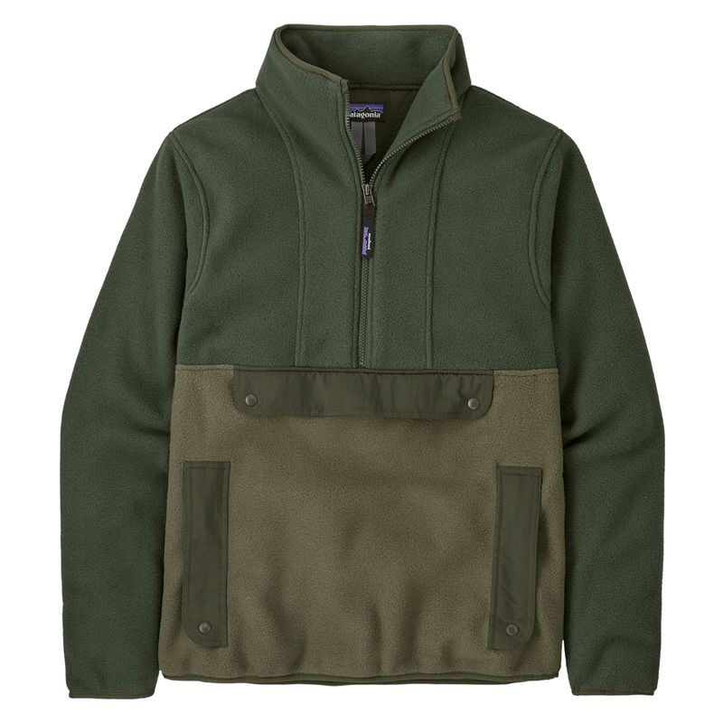 Patagonia-Synchilla-Anorak-Pullover---Men-s-Basin-Green