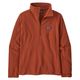 Patagonia Micro D 1/4 Zip Fleece Pullover - Women's Burnished Red