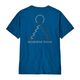 NWEB - PATAGN DAWN TRACKS ORGANIC T-SHIRT Endless Blue