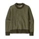 Patagonia Recycled Wool Crewneck Sweater - Women's Ridge / Pine Needle Green