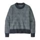 Patagonia Recycled Wool Crewneck Sweater - Women's Snowdrift / Thermal Blue