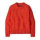 Patagonia Recycled Wool Crewneck Sweater - Women's Chevron Cable / Madder Red