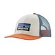 Patagonia P-6 Logo Lopro Trucker Hat White / Redtail Rust