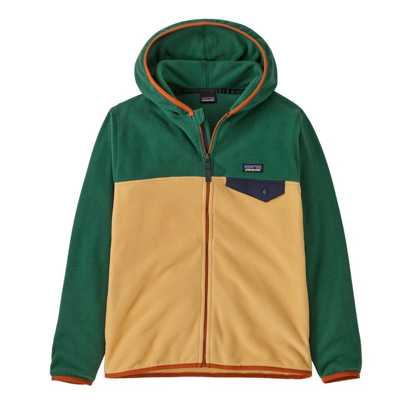 Patagonia-Micro-D-Snap-T-Fleece-Jacket---Youth-Beeswax-Tan