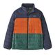 Patagonia Down Sweater - Kids' New Navy / Redtail Rust