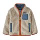 Patagonia Retro-X Fleece Jacket - Infant Natural / Redtail Rust