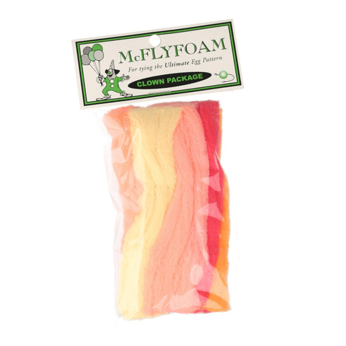 Hareline Dubbin Mcfly Foam Clown Package