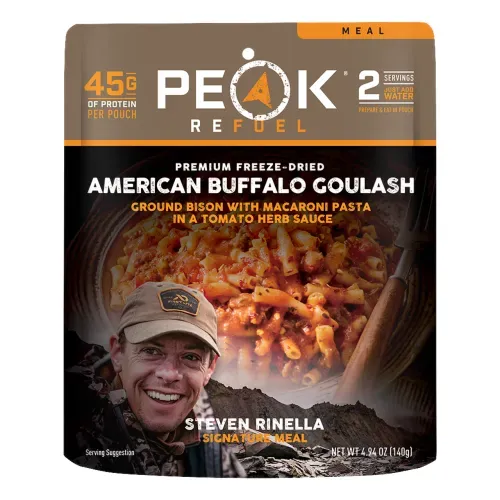 Peak Refuel American Buffalo Goulash Freeze Dried Food