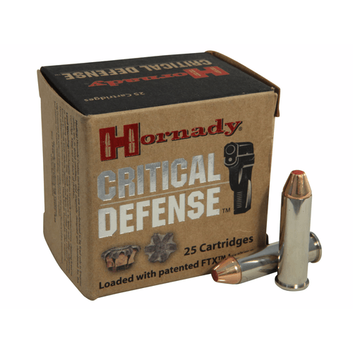 Hornady Critical Defense 357 Magnum 125 Grain FTX Ammunition 25 Rounds