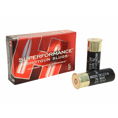 Hornady Superformance 12 Gauge Slug 2.75" Ammunition 5 Rounds