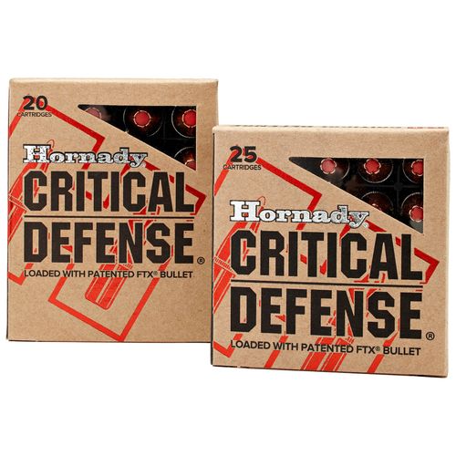 Hornady Critical Defense 44 Special 165 Grain FTX Ammunition 20 Rounds