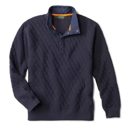 Orvis Quilted Snap Sweatshirt - Men's