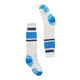 Smartwool Wintersport Full Cushion Stripe Over The Calf Sock - Youth Laguna Blue