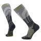 Smartwool Run Targeted Cushion Merino Wool Compression Over-the-calf Socks - Men's Medium Gray