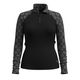 SMARTW W CLASSIC THERMAL MB 1/4 ZIP Black Digi Snow