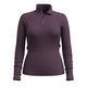 SMARTW W CLASSIC THERMAL MB 1/4 ZIP Purple Iris Heather