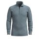 SMARTW M CLSC THERMAL MB 1/4 ZIP Pewter Blue Heather