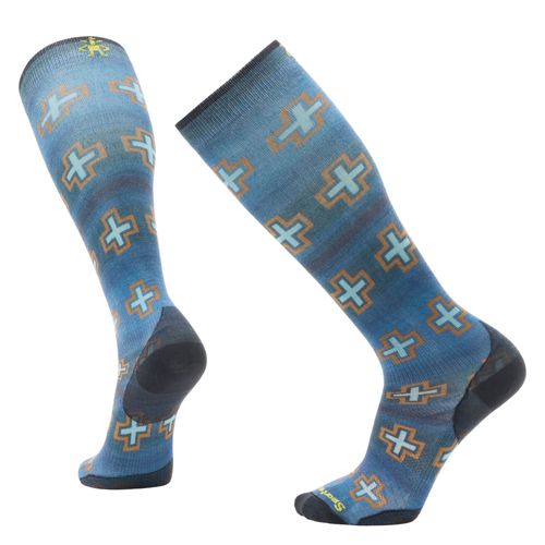 Smartwool Zero Cushion Paths Crossed Print OTC Socks - Men's