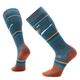 Smartwool Snowboard Targeted Cushion Piste Machine Over The Calf Sock Twilight Blue