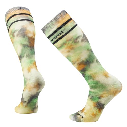 Smartwool Ski Groovy Tie Dye Print Over The Calf Sock