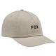 Fox Wordmark Adjustable Hat Cream