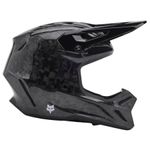 Fox-V3-RS-Black-Carbon-Helmet-Black