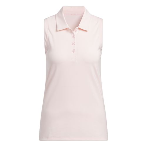 Adidas Ultimate365 Solid Sleeveless Polo Shirt - Women's