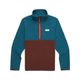 Cotopaxi Amado Fleece Pullover - Men's Abyss and Chestnut