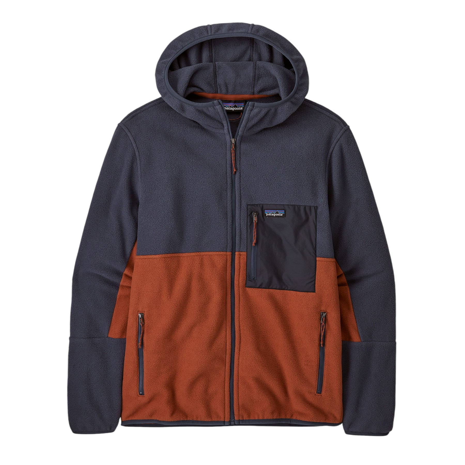 Micro fleece hoodie mens sale