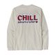 Patagonia Long Sleeve Chill Responsibili-tee - Men's Birch White