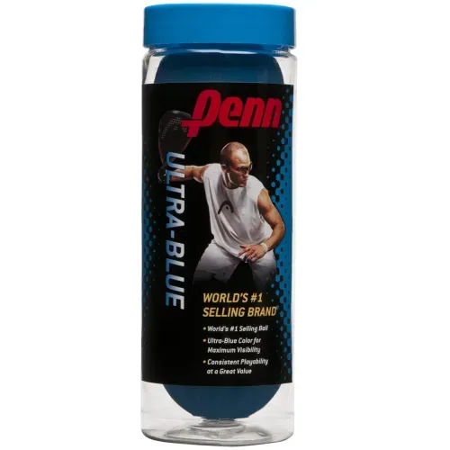 Head Penn Ultra Blue Racquetball (3 Pack)