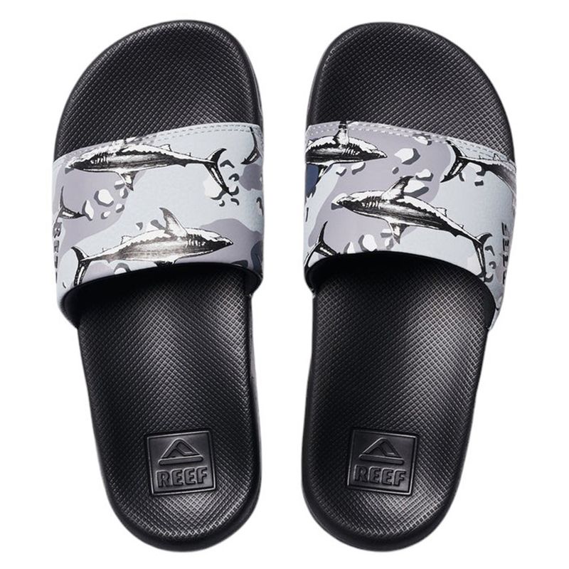 Reef-One-Slide-Sandal---Boys--Gray-Camo-Shark