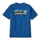 Patagonia Boardshort Logo Pocket Responsibili-Tee Shirt - Men's Endless Blue