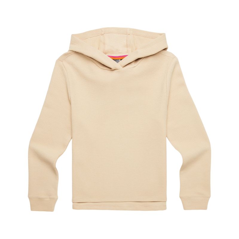 COTOPA-W-ATAJO-LS-WAFFLE-HOODIE-Oatmeal