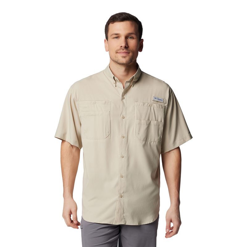 Columbia-Tamiami-II-Short-Sleeve-Shirt---Men-s-Fossil