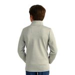 Huk Cold Front + 1/4 Zip - Youth Harbor Mist Heather