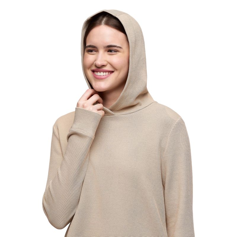 COTOPA-W-ATAJO-LS-WAFFLE-HOODIE-Oatmeal