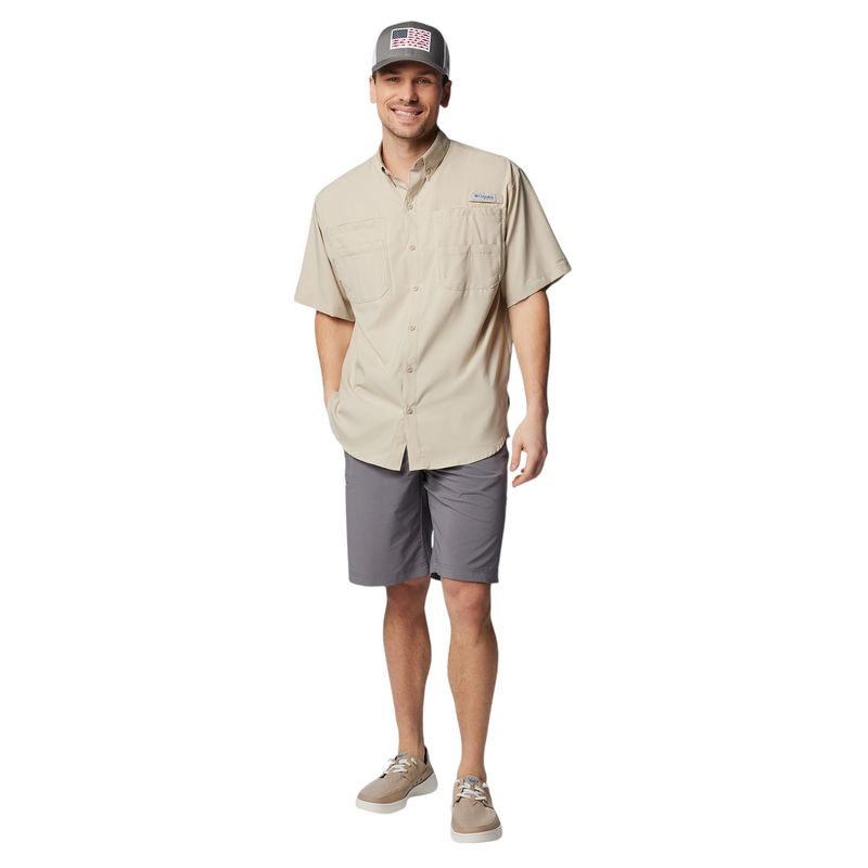 Columbia-Tamiami-II-Short-Sleeve-Shirt---Men-s-Fossil