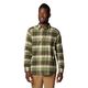 Columbia Cornell Woods Flannel Long-Sleeve Shirt - Men's Stone Green Classic Multi Tartan