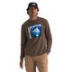 The North Face Long-Sleeve Suspended Tee - Men's Smokey Brown