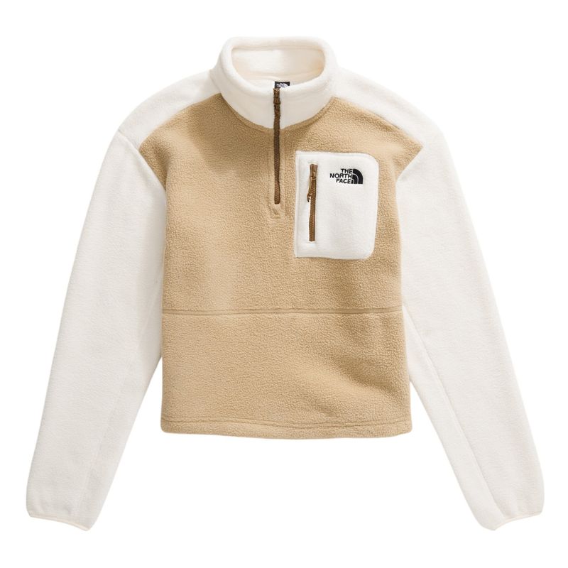 The-North-Face-Yumiori-¼-Zip---Women-s-Khaki-Stone---White-Dune---Utility-Brown