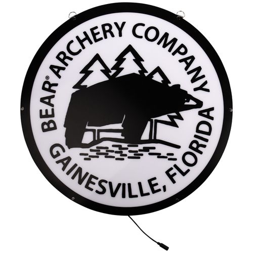 Bear Archery Traditional Logo LED Sign